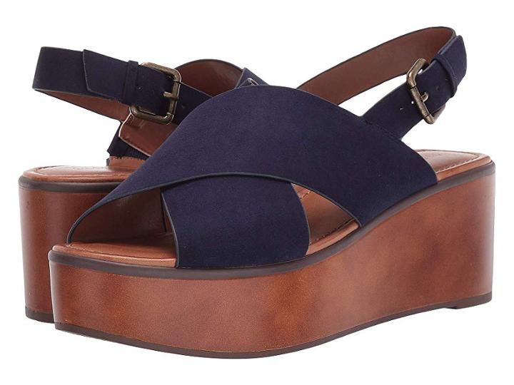 Indigo Rd. Fayina (navy) Women's Wedge Shoes