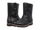 Ugg Stoneman Tl (black Leather) Men's Pull-on Boots