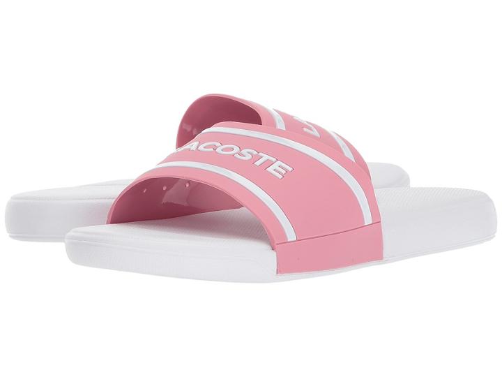Lacoste Kids L.30 118 2 (little Kid/big Kid) (pink/white) Girl's Shoes