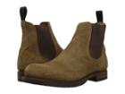 Frye Logan Chelsea (chestnut Waxed Suede) Men's Pull-on Boots