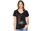 Rock And Roll Cowgirl Short Sleeve Tee 49t6734 (black) Women's T Shirt