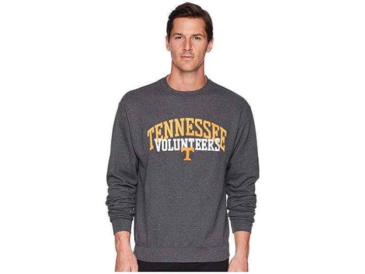 Champion College Tennessee Volunteers Eco(r) Powerblend(r) Crew (granite Heather) Boy's Short Sleeve Pullover