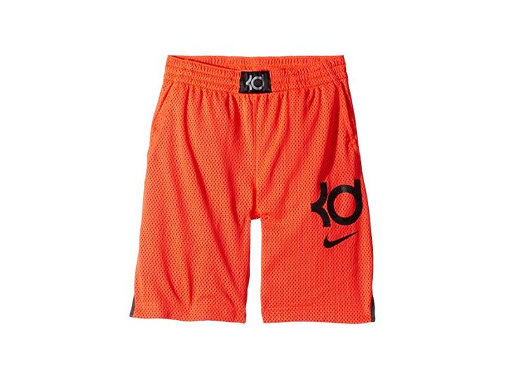 Nike Kids Kd Graphic Basketball Shorts (little Kids/big Kids) (bright Crimson/anthracite/black/black) Boy's Shorts