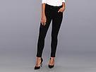 Jag Jeans Petite - Petite Miranda Slim W/ Flocking In Black (black)