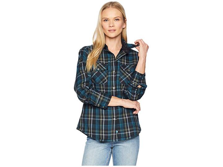 Mountain Khakis Christi Fleece Lined Shirt (black) Women's Fleece