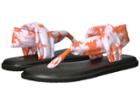 Sanuk Yoga Sling 2 Prints (orange Tye Dye) Women's Sandals