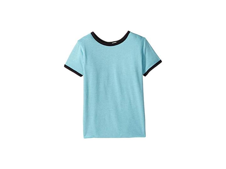 4ward Clothing Four-way Reversible Short Sleeve Jersey Shirt (little Kids/big Kids) (black/sky) Boy's Clothing