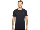 Nike Core Embroidered Futura Tee (dark Obsidian/dark Obsidian/white) Men's Clothing