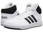 Adidas Hoops 2.0 Mid (white/black/black) Men's Basketball Shoes