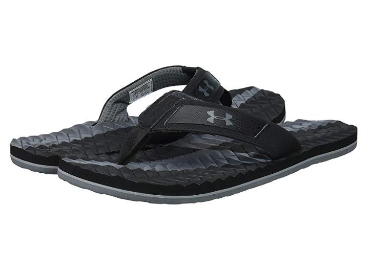 Under Armour Marathon Key Iii T (black/overcast Gray/graphite) Men's Sandals
