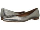 Frye Sienna Ballet (silver Metallic) Women's Flat Shoes