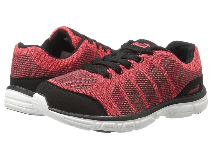 Avia Kids Avi-rift (little Kid/big Kid) (red Heather/black) Kid's Shoes