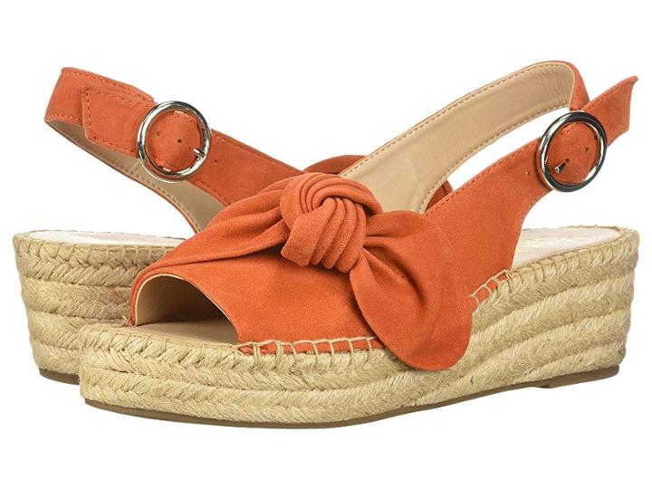 Franco Sarto Piroette (tangerine) Women's Toe Open Shoes