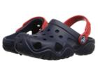 Crocs Kids Swiftwater Clog (toddler/little Kid) (navy/flame) Kids Shoes