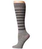 Smartwool Premium Gypsum Ridge Boucle Knee High (medium Gray Heather) Women's Knee High Socks Shoes