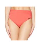 Vince Camuto Riviera Solids Convertible High-waist Bikini Bottom (papaya) Women's Swimwear