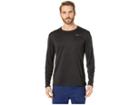 Nike Superset Top Long Sleeve (black/metallic Hematite) Men's Clothing