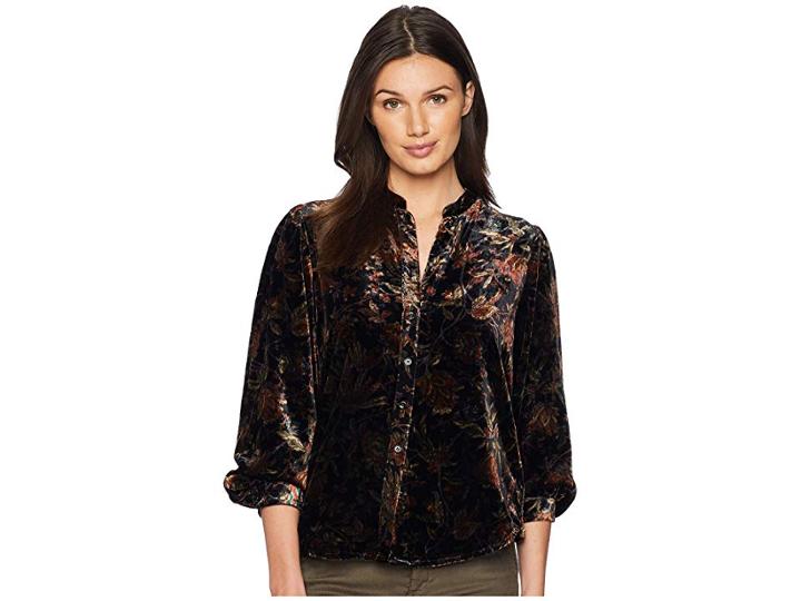 Paige Nayela Top (black/golden Sky) Women's Clothing