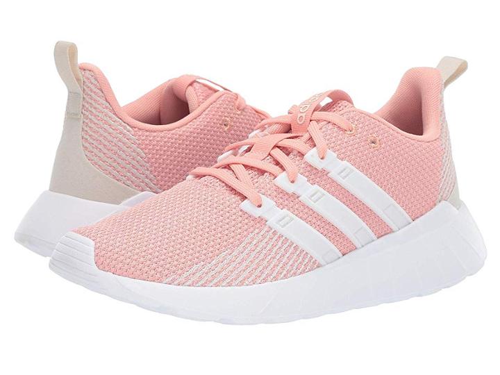 Adidas Questar Flow (dust Pink/footwear White/raw White) Women's Shoes