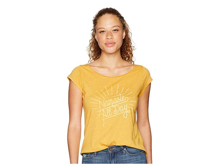 Prana Longline Tee (shine Sunray Heather) Women's T Shirt