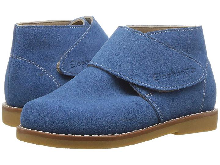 Elephantito Suede Bootie (toddler/little Kid/big Kid) (blue) Kids Shoes