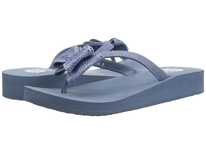 Yellow Box Bowtie (blue) Girls Shoes