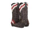 Roper Stars Stripes (brown Leather) Cowboy Boots