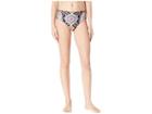 Luli Fama La Maestranza Laced-up High Rise Cheeky Bottoms (black) Women's Swimwear
