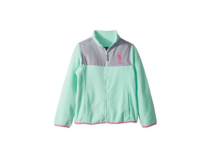 U.s. Polo Assn. Kids Polar Fleece (big Kids) (mint) Girl's Coat