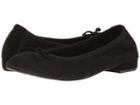 David Tate Albany (black Nubuck) Women's Flat Shoes