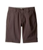 Rip Curl Kids Epic Stretch Chino (big Kids) (charcoal) Boy's Shorts