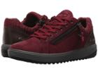 Allrounder By Mephisto Madrigal (dark Winter Red Suede Nw) Women's Lace Up Casual Shoes