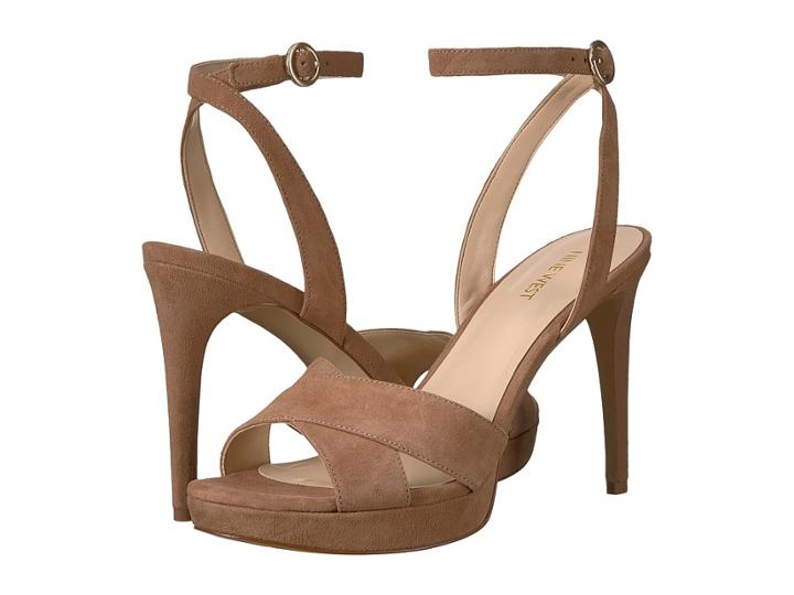 Nine West Quisha (putty Isa Kid Suede) High Heels