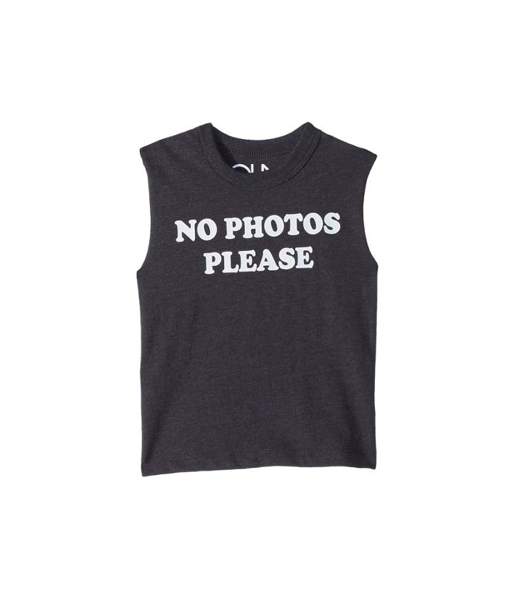 Chaser Kids Vintage Jersey No Photos Muscle Tee (toddler/little Kids) (vintage Black) Boy's T Shirt
