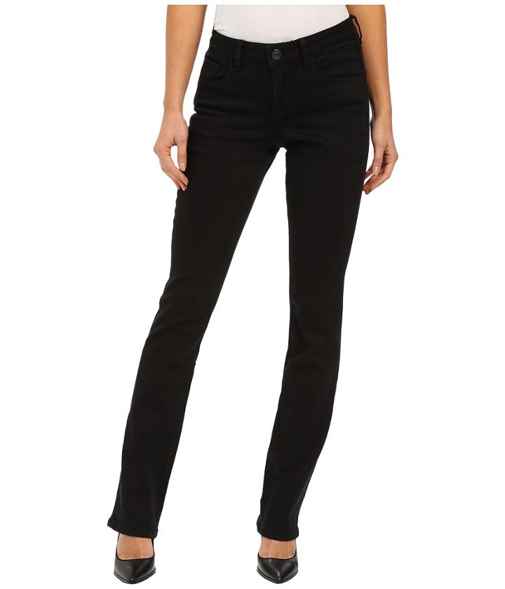 Jag Jeans Marshall Mid Rise Slim Boot Republic Denim In Black (black) Women's Jeans