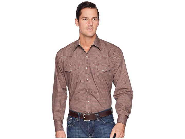 Stetson 1859 Red Diamond Print (grey) Men's Clothing