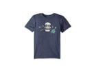 Vissla Kids Bite Short Sleeve (big Kids) (naval Heather) Boy's Clothing