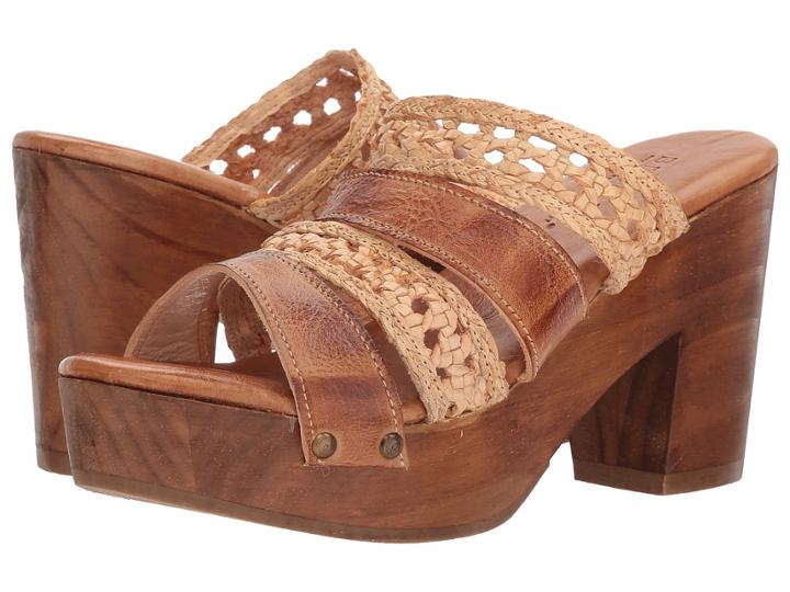 Bed Stu Crystal (tan Rustic/bone Rustic Leather) Women's Shoes