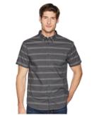 O'neill Pickett Short Sleeve Woven Top (asphalt) Men's Clothing