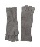 Michael Stars Give Me Some Cashmere Fingerless Gloves (galvanized) Over-mits Gloves