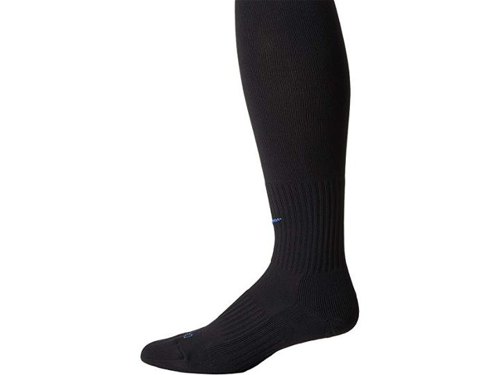 Nike Classic Ii Cushion Over-the-calf Socks (black/game Royal) Knee High Socks Shoes