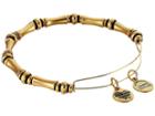 Alex And Ani Jordan Beaded Expandable Bangle (russian Gold 2) Bracelet