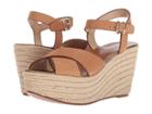 Kristin Cavallari Mikah Espadrille Wedge (camel Leather) Women's Wedge Shoes