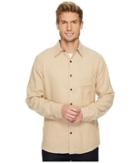 Marmot Hobson Flannel Long Sleeve Shirt (chamois Heather) Men's Long Sleeve Button Up
