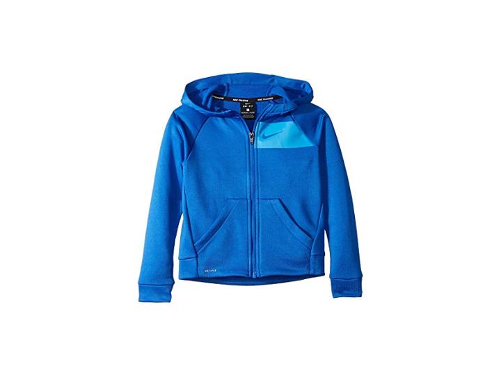 Nike Kids Nike Dry Full Zip Hoodie (toddler) (game Royal) Boy's Sweatshirt
