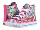 Skechers Kids Shuffles 10623l Lights (little Kid/big Kid) (multi) Girl's Shoes