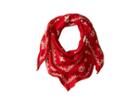 Polo Ralph Lauren Square Knit Bandana Scarf (rl 2000 Red) Scarves