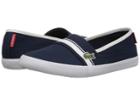 Lacoste Kids Marice 118 1 (little Kid/big Kid) (navy/white) Kid's Shoes