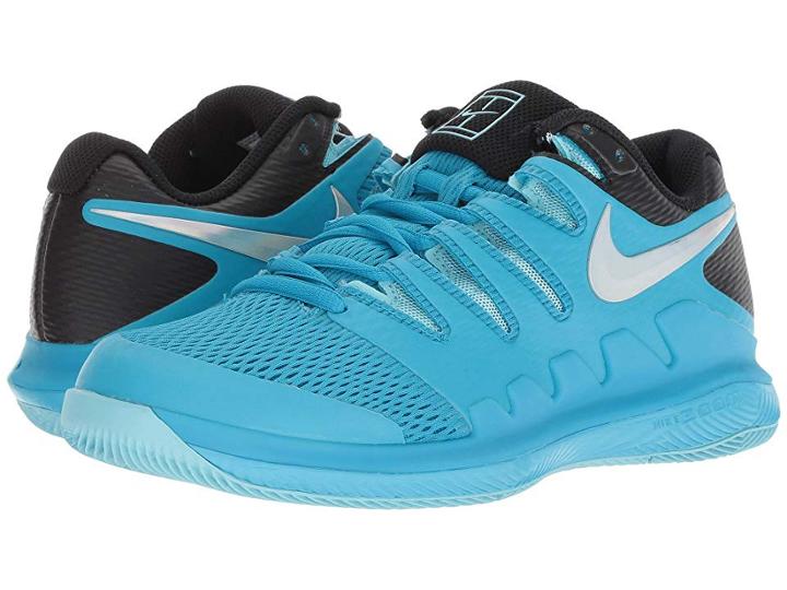 Nike Air Zoom Vapor X (light Blue Fury/multicolor Bleached Aqua) Women's Tennis Shoes