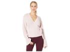 Cupcakes And Cashmere Imelda Fuax Wrap Sweater (bloom Pink) Women's Sweater